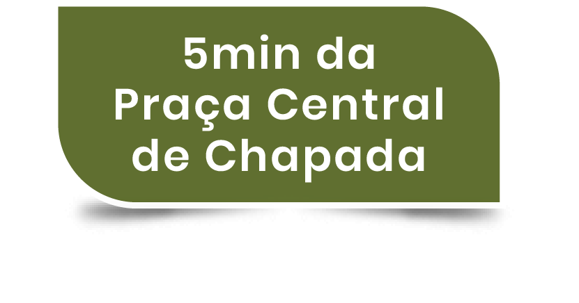 5min da Praça Central de Chapada